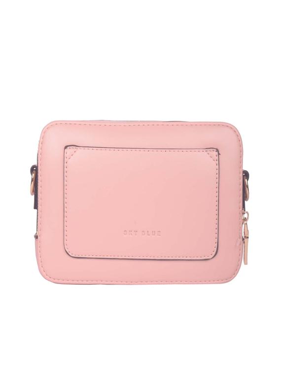 pink leatherette (pu) regular sling bag - 17773401 - Zoom Image - 2