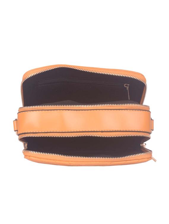 yellow leatherette (pu) regular sling bag - 17773402 - Zoom Image - 3