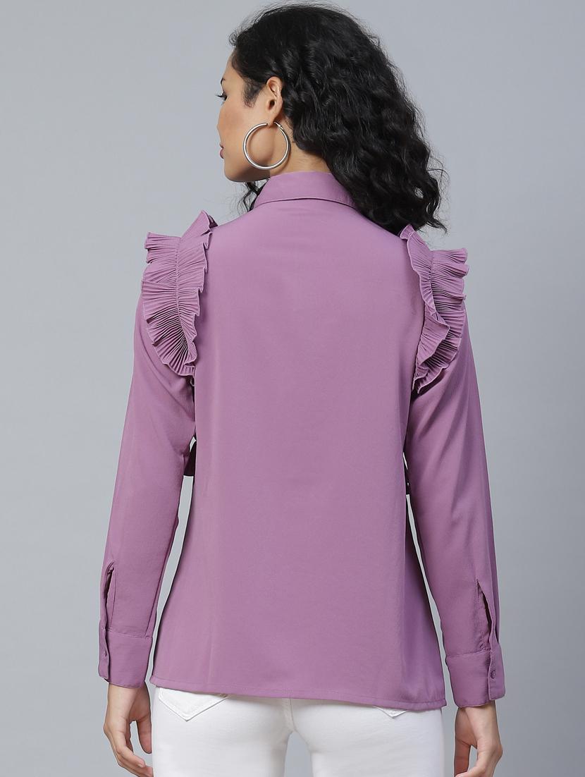 tie know frill detail regular shirt - 17773441 - Zoom Image - 3