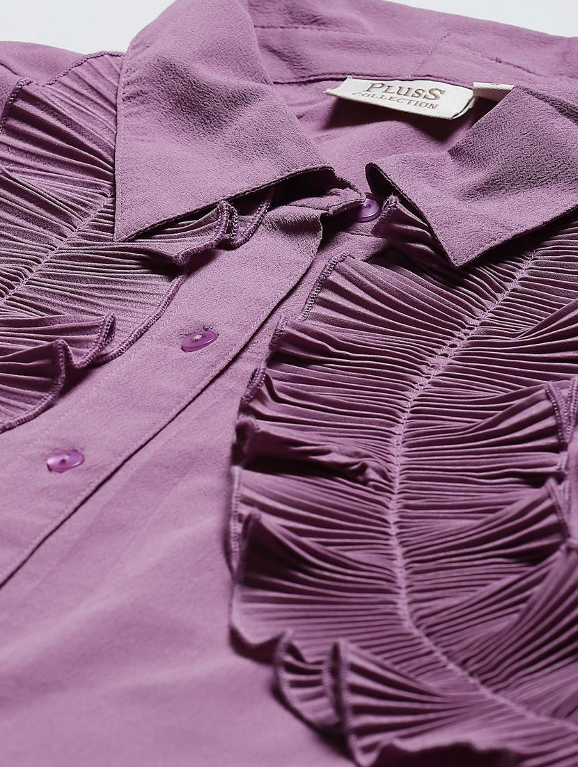 tie know frill detail regular shirt - 17773441 - Zoom Image - 5