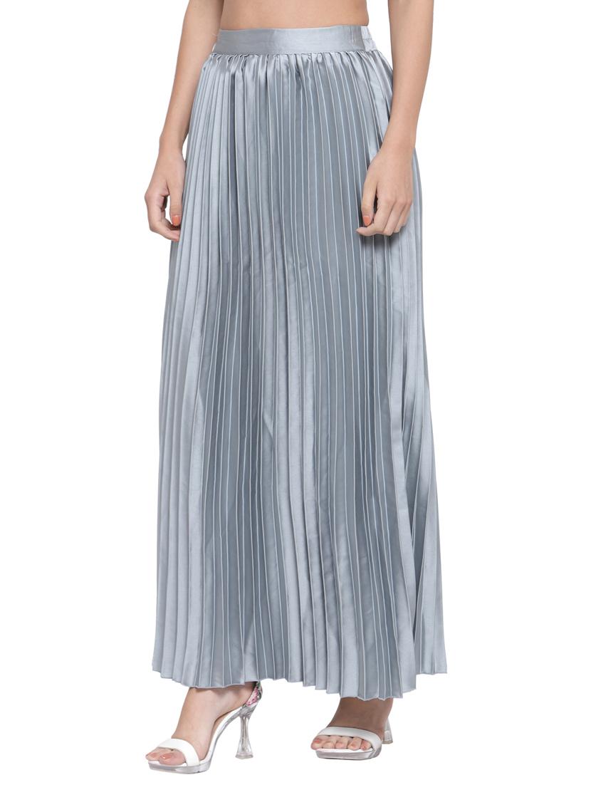 high rise pleated skirt - 17773488 - Zoom Image - 2