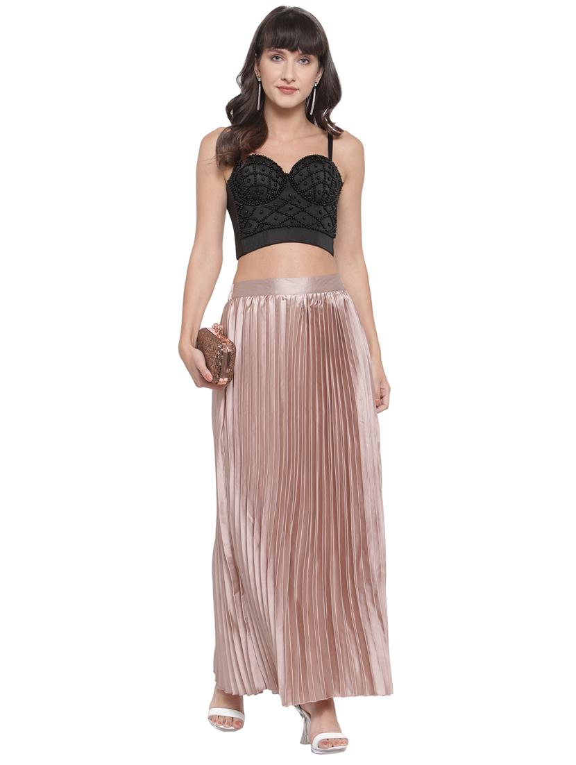 high rise pleated skirt - 17773489 - Zoom Image - 4