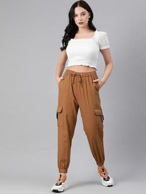 drawstring waist cargo trouser - 17773507 - Standard Image - 4