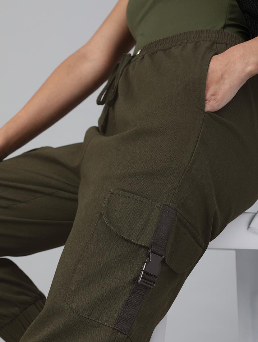 drawstring waist cargo trouser - 17773510 - Zoom Image - 4