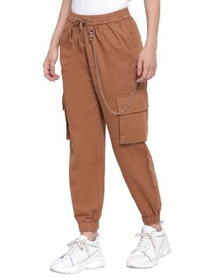 drawstring waist cargo trouser - 17773511 - Standard Image - 2