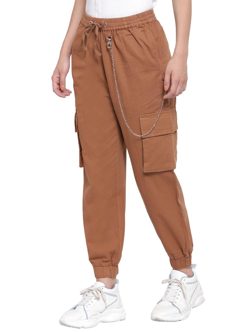 drawstring waist cargo trouser - 17773511 - Zoom Image - 2