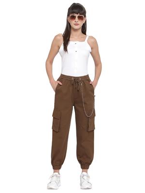 drawstring waist cargo trouser - 17773512 - Standard Image - 4