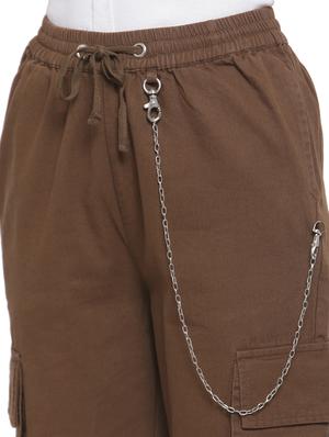drawstring waist cargo trouser - 17773512 - Standard Image - 5