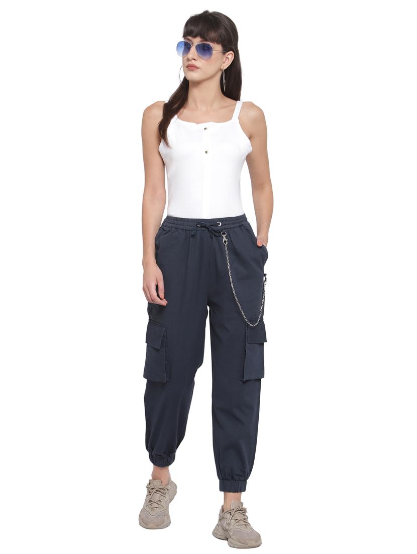 drawstring waist cargo trouser - 17773513 - Zoom Image - 4