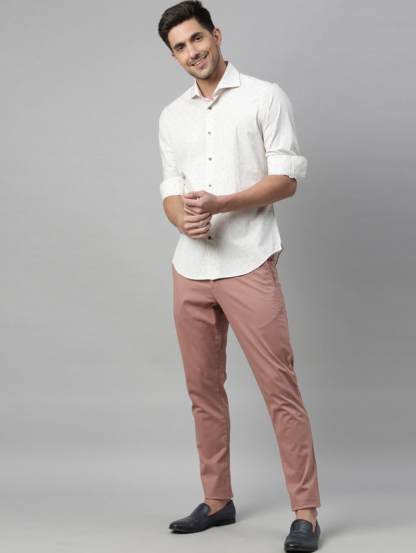 pink solid chinos - 17773830 - Zoom Image - 4