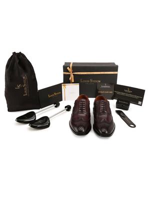 brown leather laceup brouges - 17773836 - Standard Image - 5