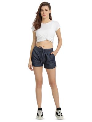 drawstring waist solid short - 17774304 - Standard Image - 4
