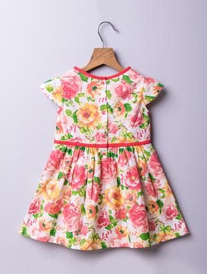 orange floral frock - 17774469 - Standard Image - 2