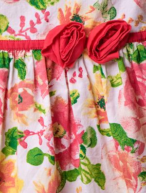 orange floral frock - 17774469 - Standard Image - 3
