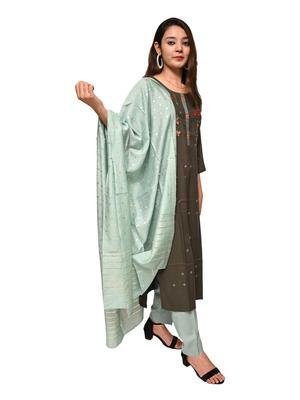 kurta pant dupatta set - 17775101 - Standard Image - 4