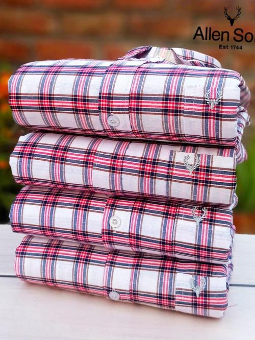 pink cotton formal shirt - 17775179 - Standard Image - 1