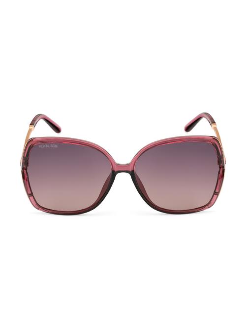 royal son over-sized uv protection women sunglasses black lens - chiwm00113-c4 - 17775328 - Standard Image - 1