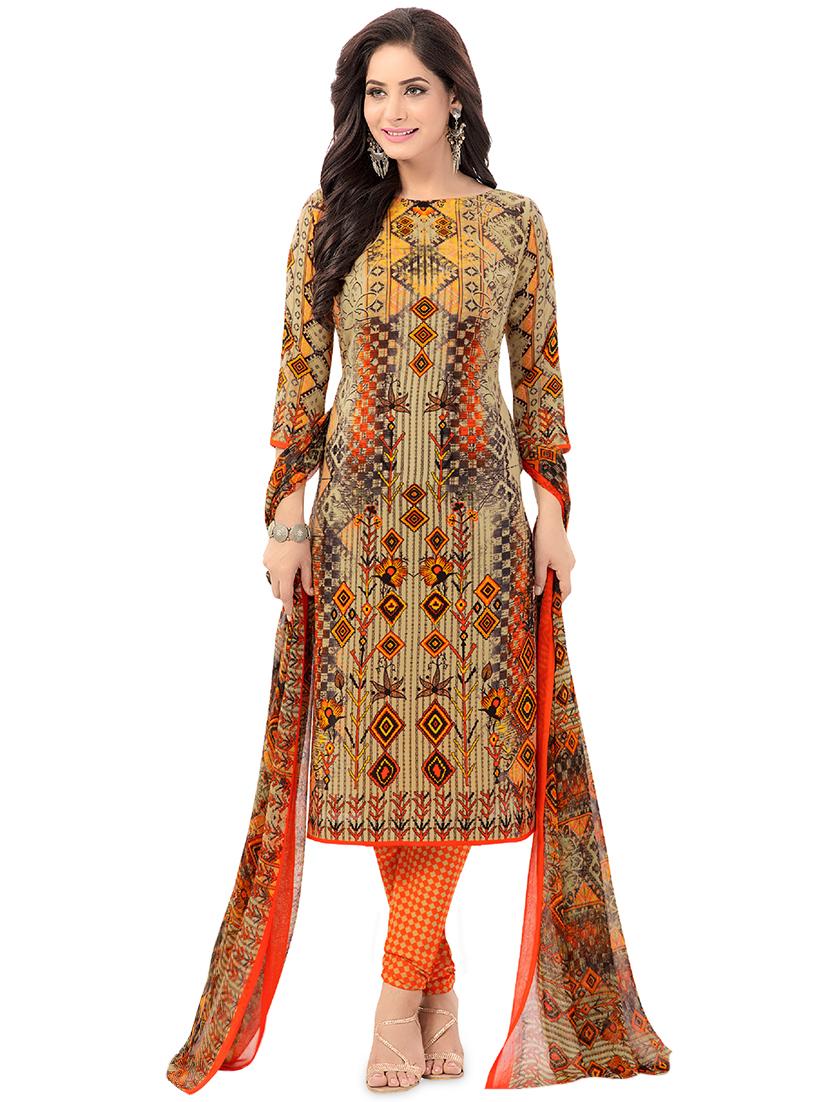 printed unstitched suit - 17775388 - Zoom Image - 1