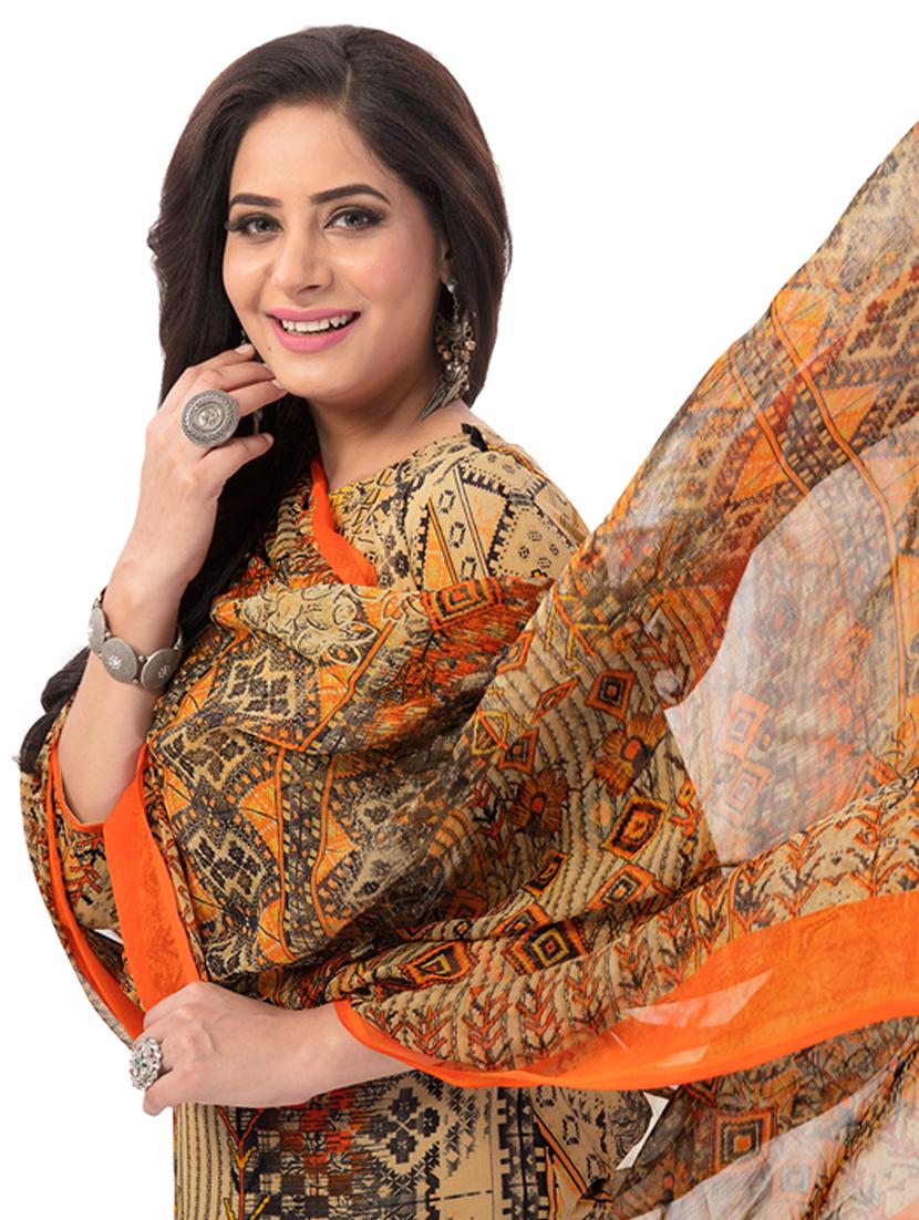 printed unstitched suit - 17775388 - Zoom Image - 4