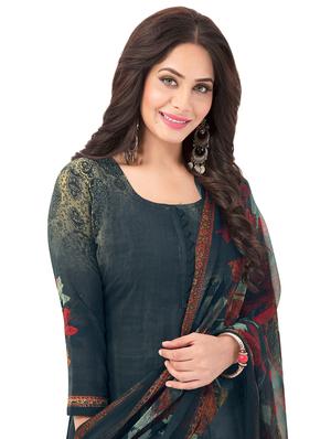 printed unstitched suit - 17775401 - Standard Image - 4