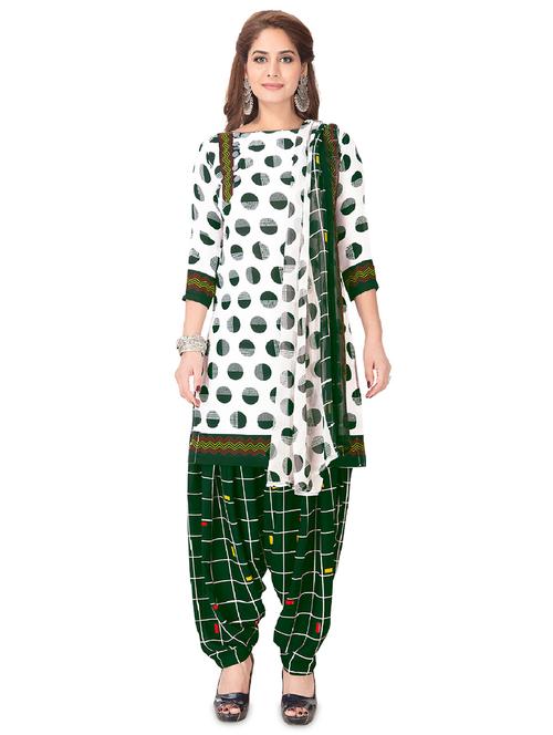 printed unstitched suit - 17775415 - Standard Image - 1