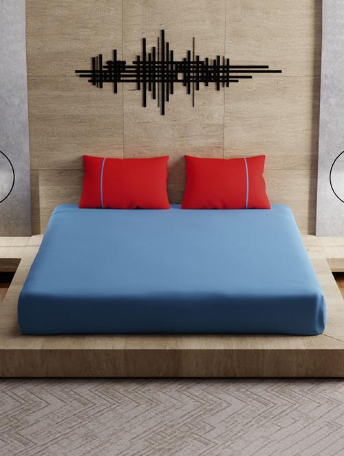cotton king bedsheet with 2 pillow cover - 17775489 - Standard Image - 1