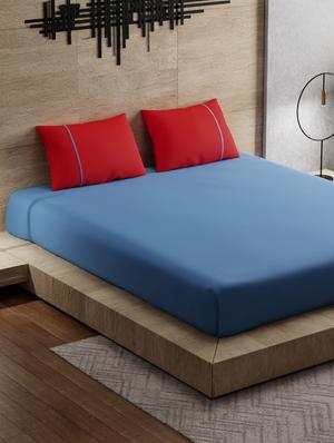 cotton king bedsheet with 2 pillow cover - 17775489 - Standard Image - 2