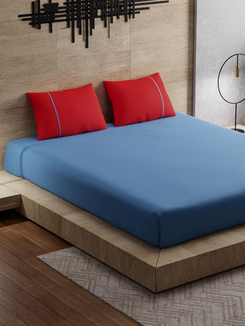 cotton king bedsheet with 2 pillow cover - 17775489 - Zoom Image - 2