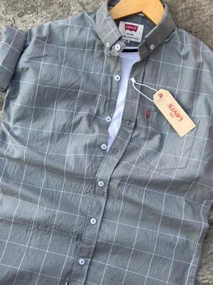 grey cotton casual shirt - 17775544 - Standard Image - 2