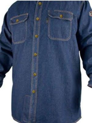 blue denim casual shirt - 17775605 - Standard Image - 2