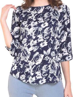 multi colored polycrepe top - 17775618 - Standard Image - 2
