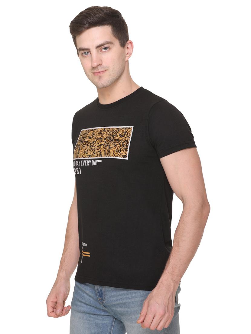 black printed t-shirt - 17775702 - Zoom Image - 2