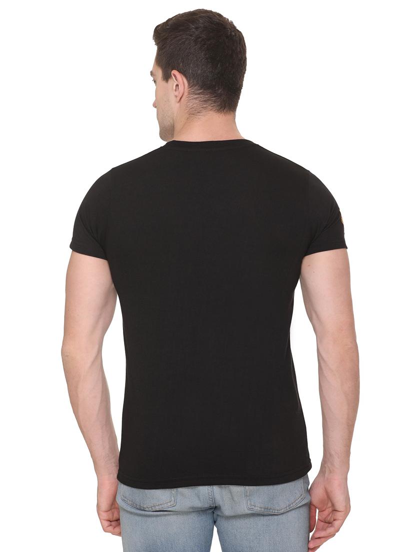 black printed t-shirt - 17775702 - Zoom Image - 3