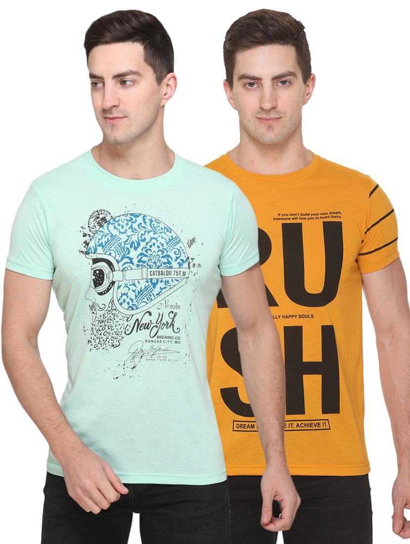 set of 2 multi colored printed t-shirt - 17775714 - Zoom Image - 1