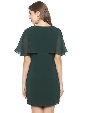 bell sleeved solid shift dress - 17776340 - Standard Image - 3