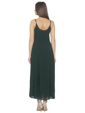 cami neck solid fit & flare dress - 17776388 - Standard Image - 3