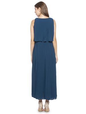 v-neck solid layered dress - 17776448 - Standard Image - 3