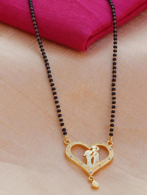 gold metal mangalsutra - 17776821 - Standard Image - 1
