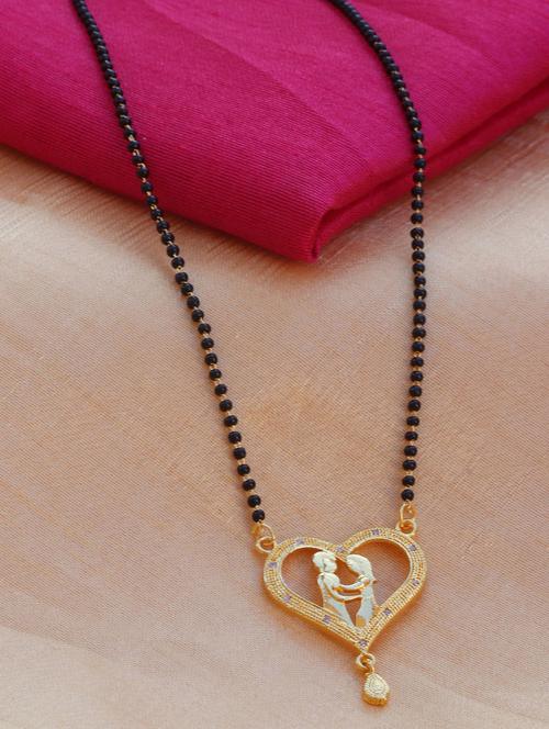 gold metal mangalsutra - 17776826 - Standard Image - 1
