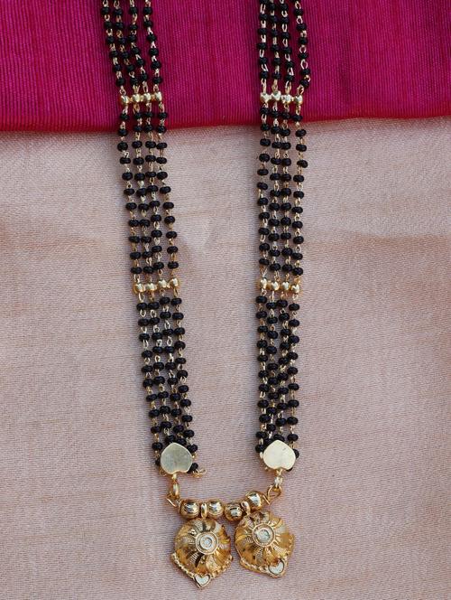 gold metal mangalsutra - 17776848 - Standard Image - 1