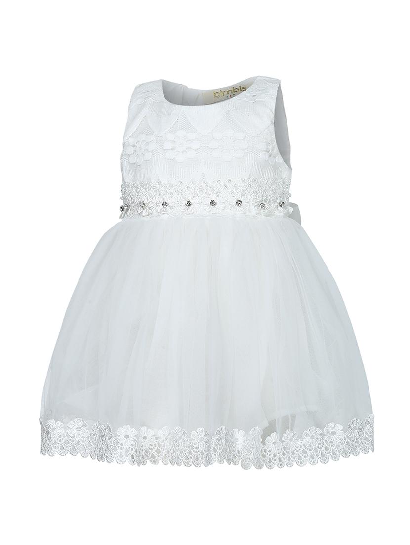 white embellished frock - 17777008 - Zoom Image - 2