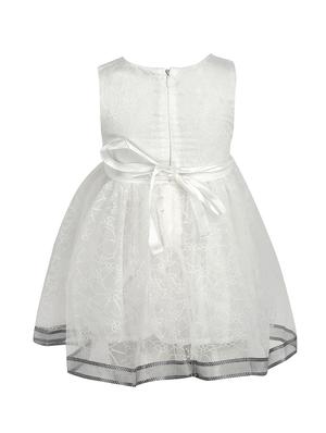 white embellished frock - 17777021 - Standard Image - 3