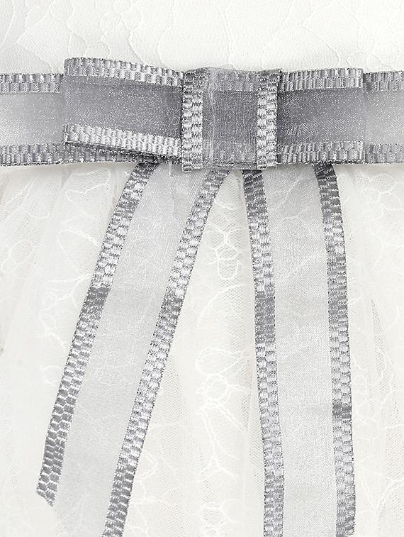 white embellished frock - 17777021 - Zoom Image - 4