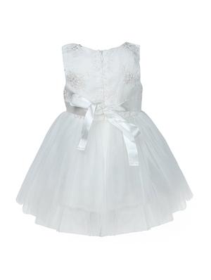 white embellished frock - 17777022 - Standard Image - 3