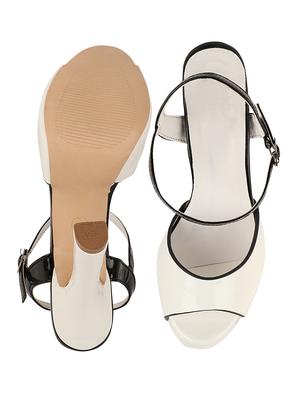 white ankle strap sandal - 17777266 - Standard Image - 4