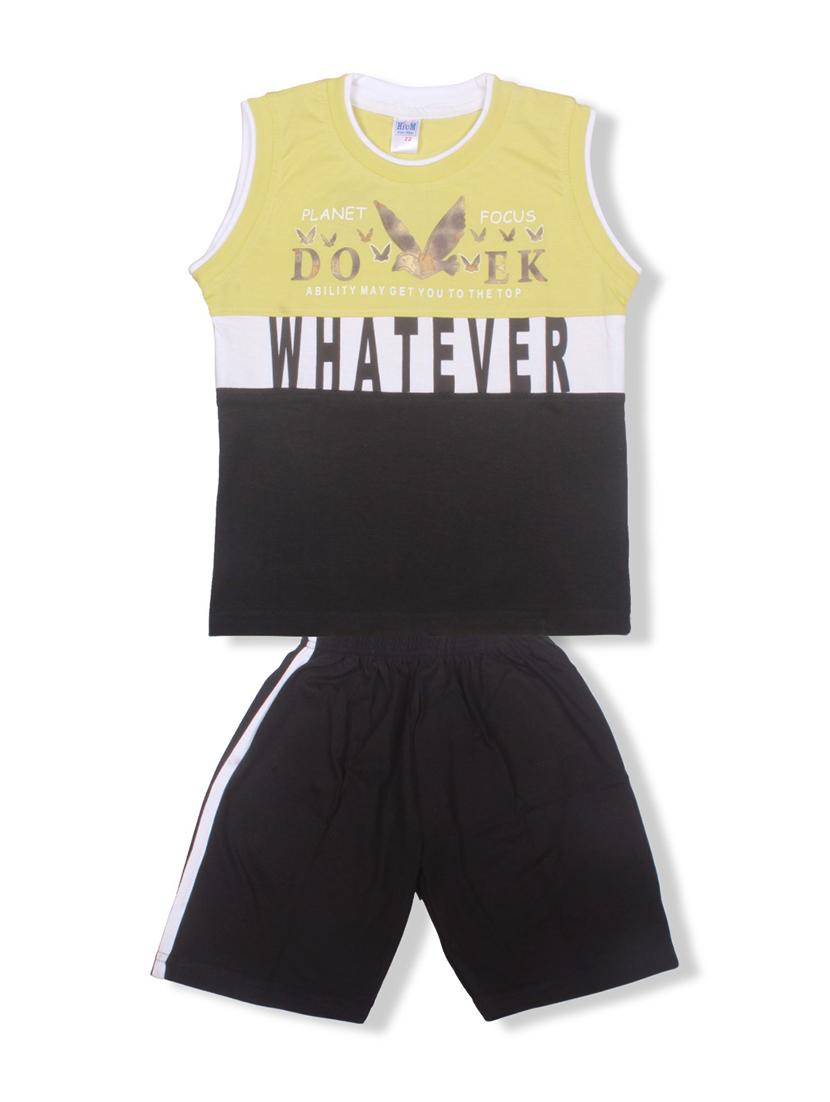 graphic printed shorts set - 17777700 - Zoom Image - 1