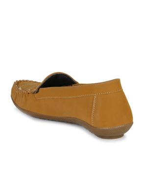 tan synthetic slip on loafers - 17778282 - Standard Image - 3
