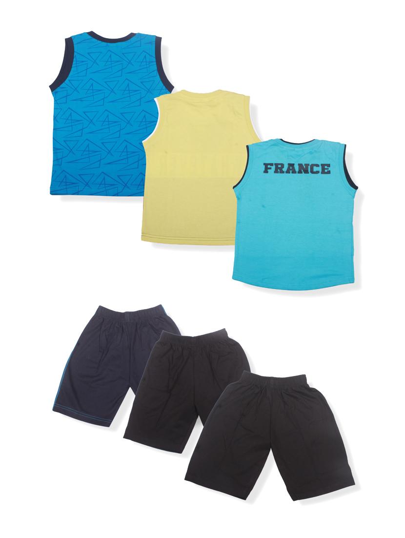 pack of 3 printed shorts set - 17779205 - Zoom Image - 2