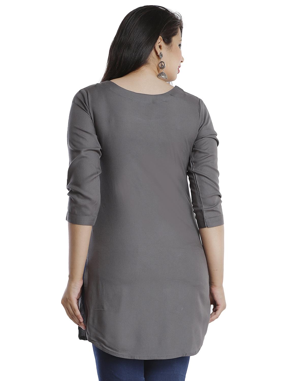 embellished straight kurti - 17779231 - Zoom Image - 3