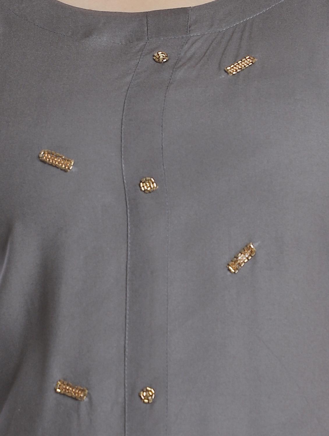 embellished straight kurti - 17779231 - Zoom Image - 5
